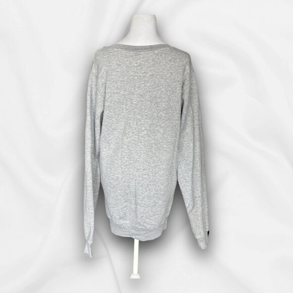 Pacific & Co. Gray Crewneck Graphic Sweatshirt Large - Cozycore, Beachy, Casual, - Picture 3 of 7